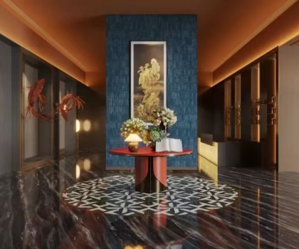 薩米特·靈感丨輕奢會所相遇瓷磚藝術(shù)，構(gòu)筑非凡空間意境！